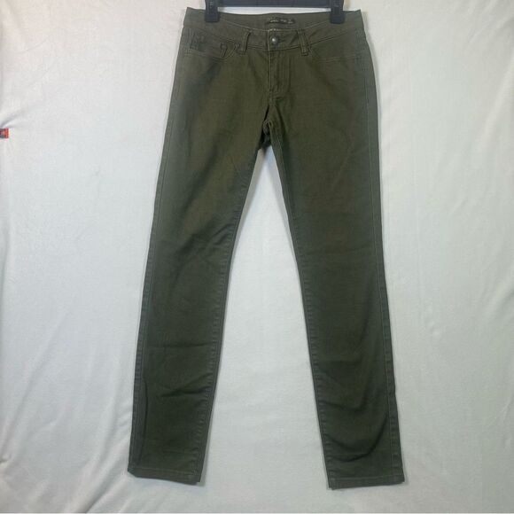 Prana Green Kara Jeans Size 6 - Picture 1 of 13